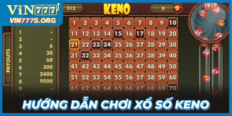 Hướng dẫn chơi xổ số Keno